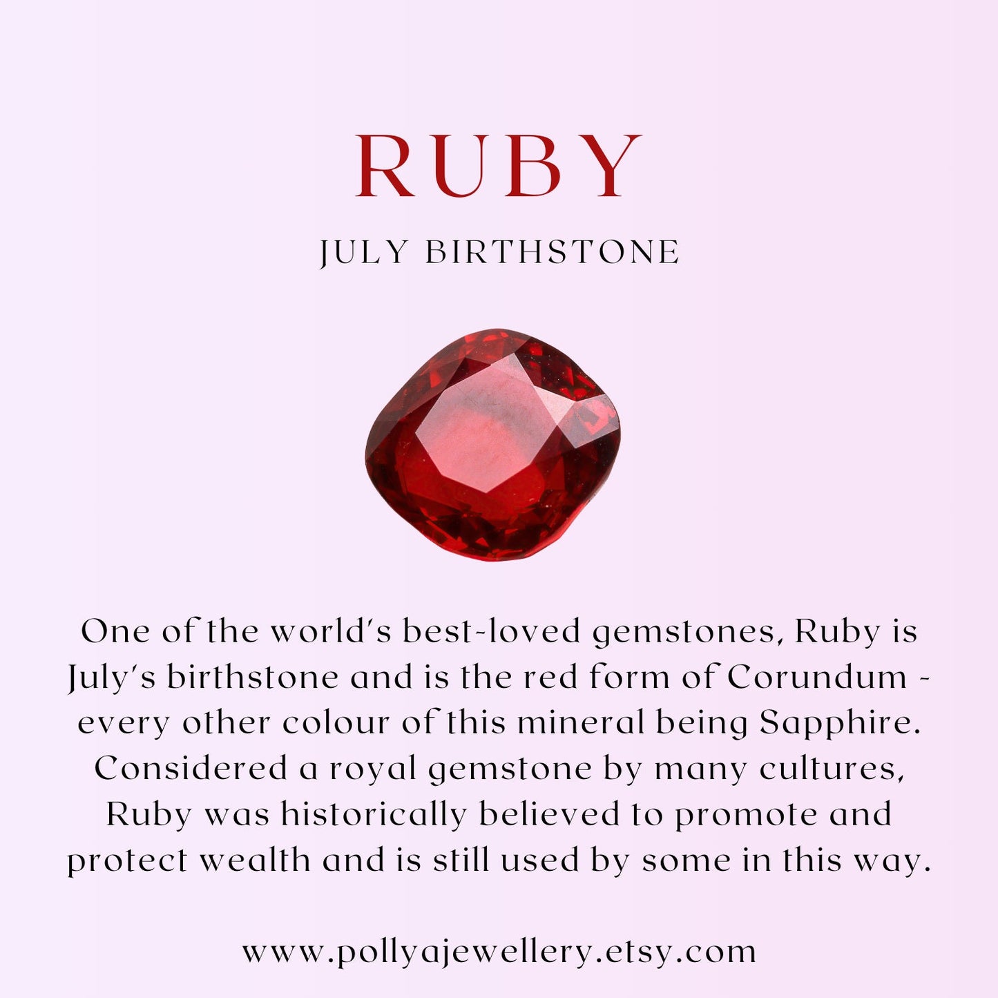Dainty Pink Ruby Gemstone Bracelet