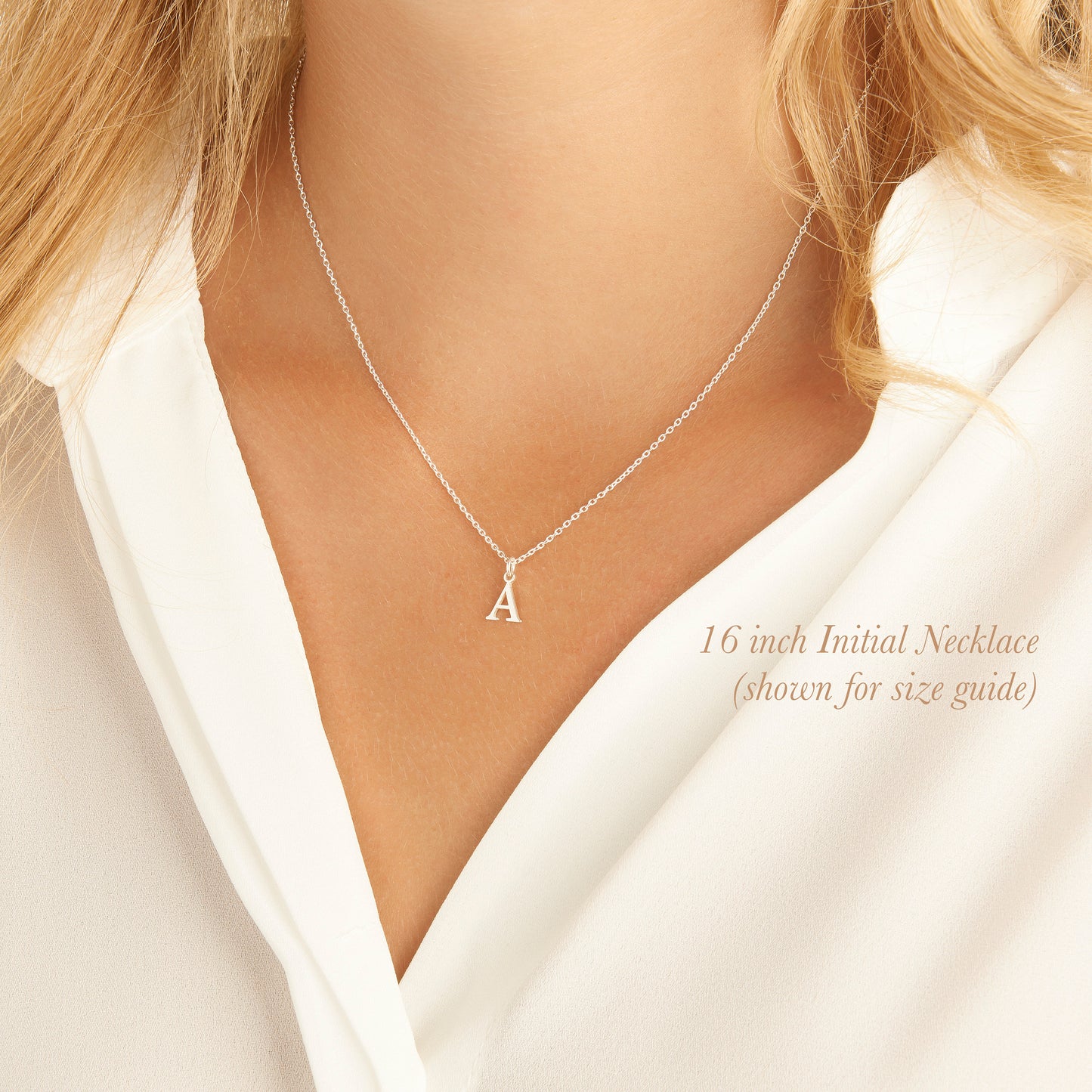 Initial & Turquoise December Birthstone Necklace