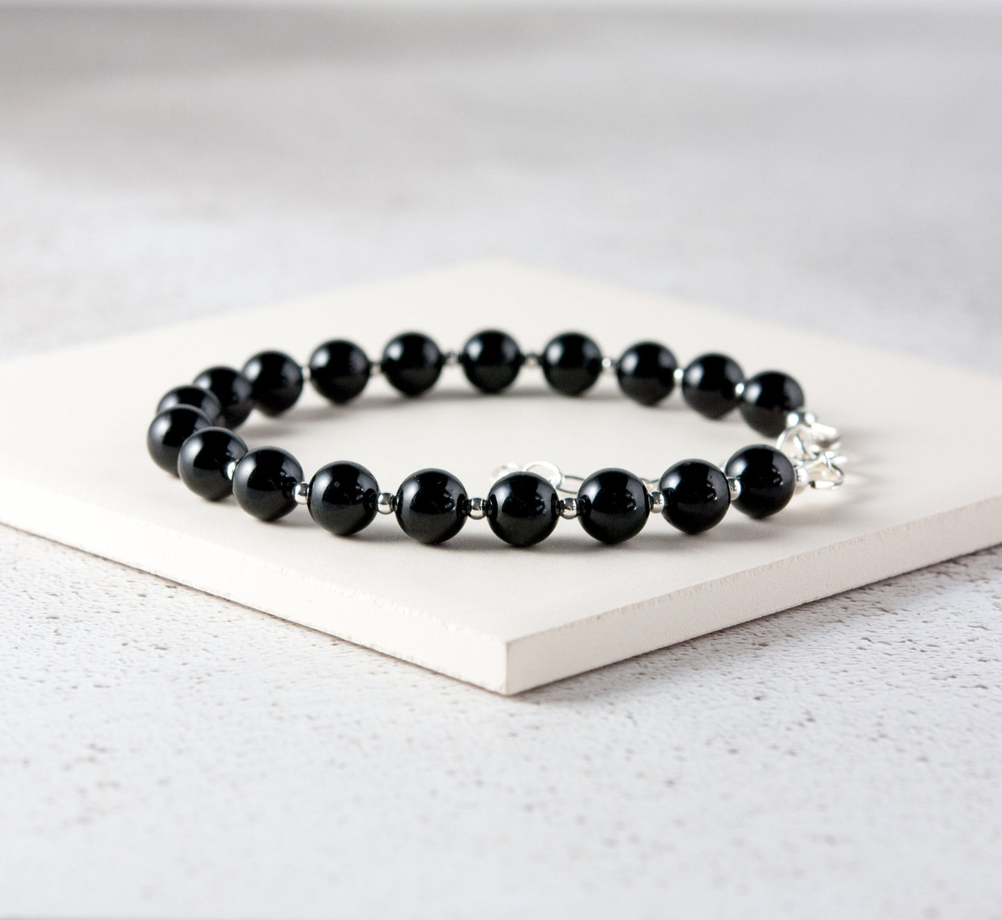 Black Tourmaline Gemstone Bracelet