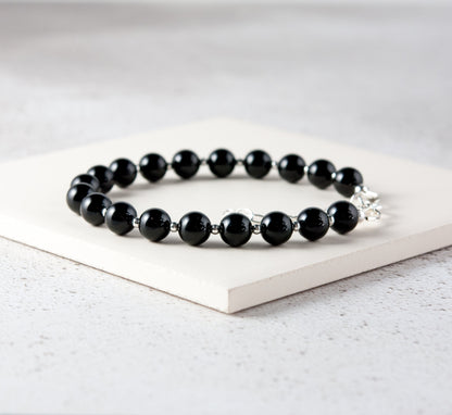 Black Tourmaline Gemstone Bracelet