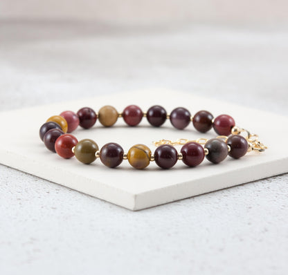 Mookaite Gemstone Bracelet