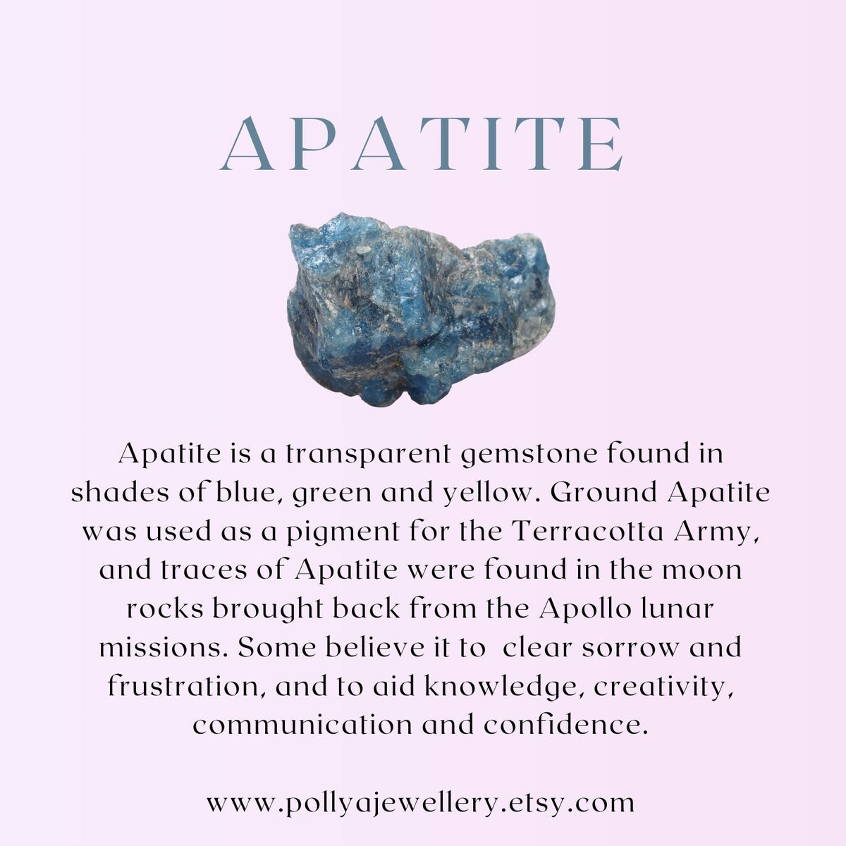 Raw Aqua Apatite Gemstone Bracelet