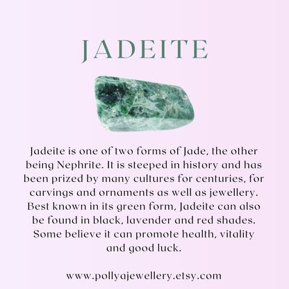 Dainty Jadeite Gemstone Bracelet (3mm)