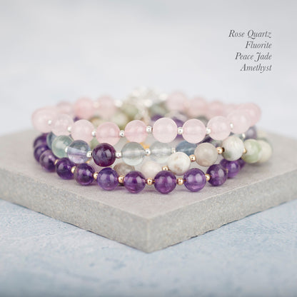 Blue Fluorite Rare Gemstone Bracelet