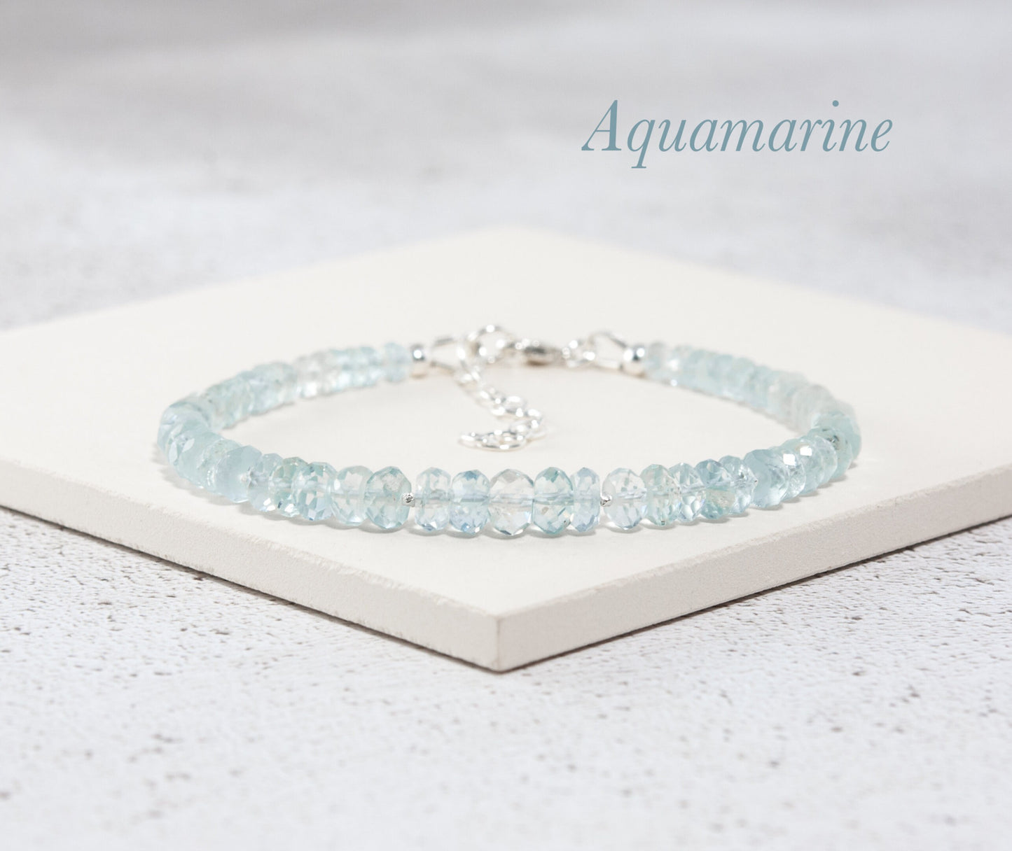 Aquamarine Gemstone Bracelet