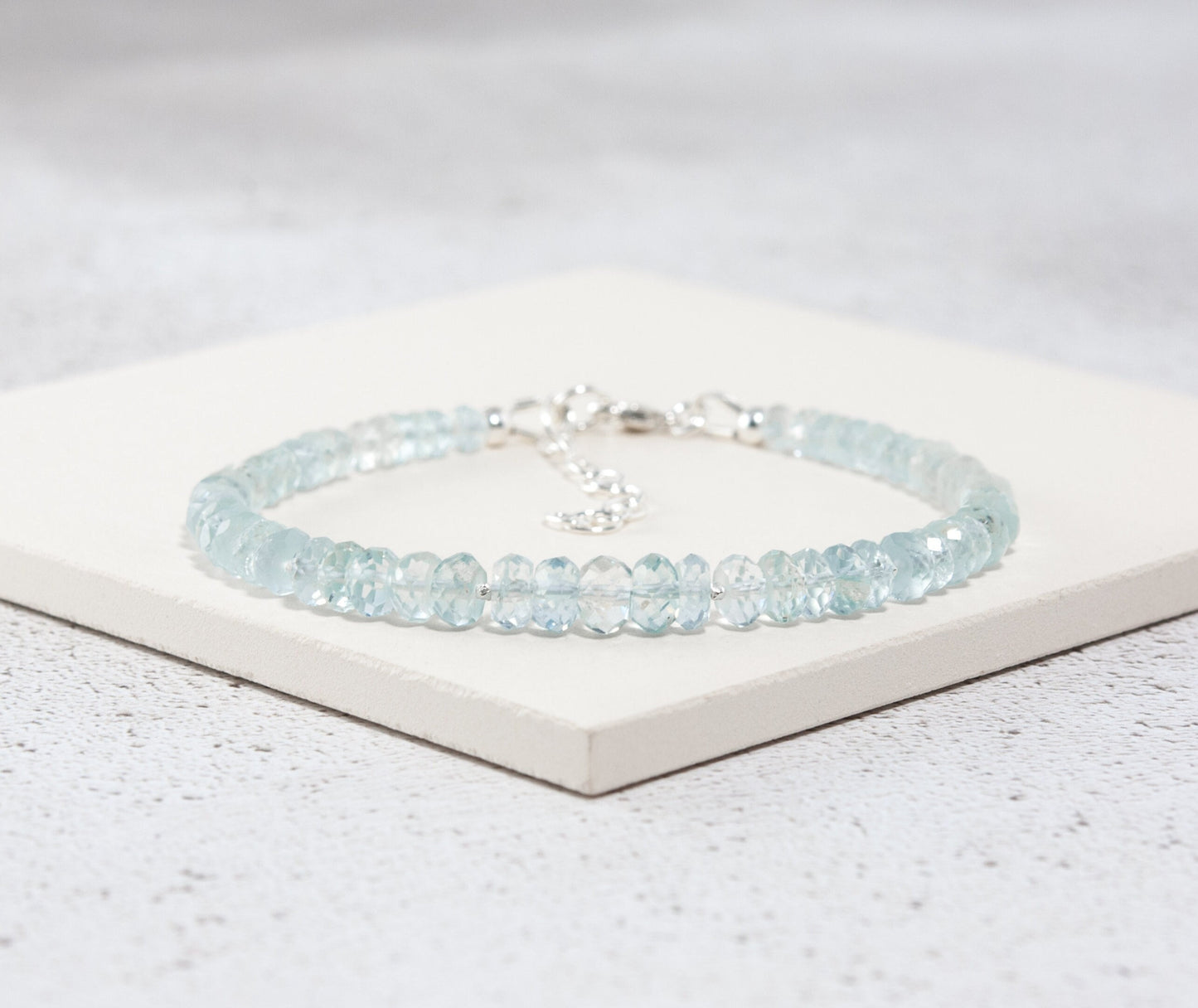 Aquamarine Gemstone Bracelet