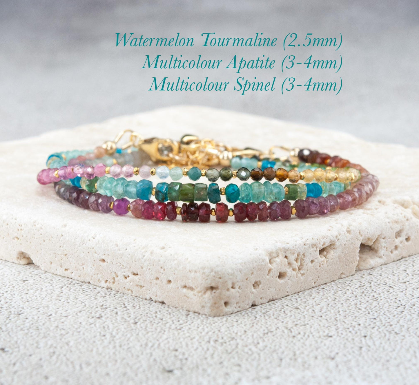 Multicolour Spinel Gemstone Bracelet