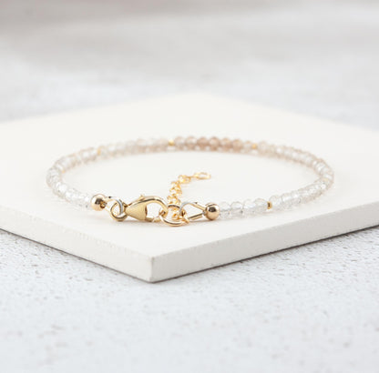 Dainty Imperial Topaz Bracelet (2mm)