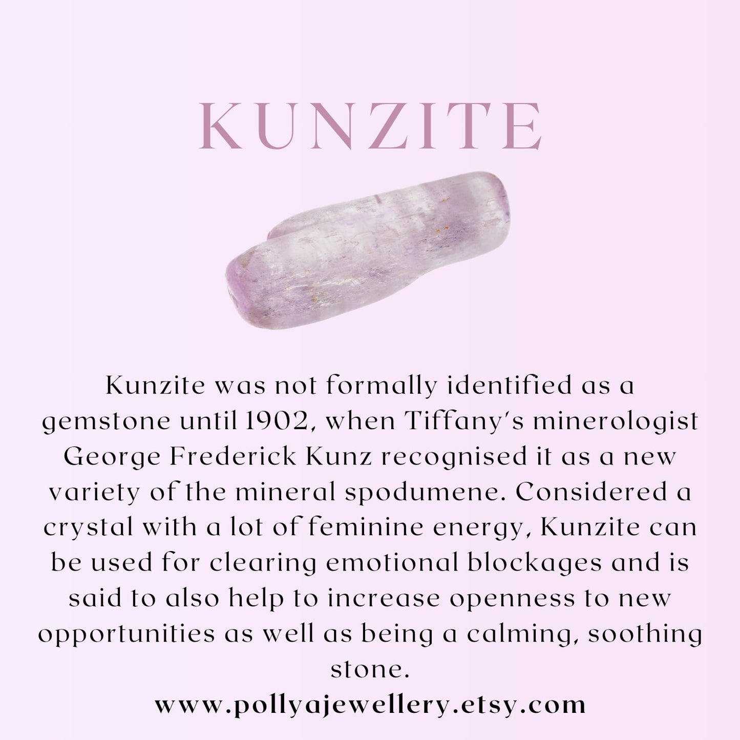 Dainty Kunzite Gemstone Bracelet (2mm)