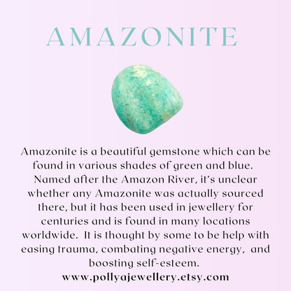 Amazonite Dainty Gemstone Bracelet