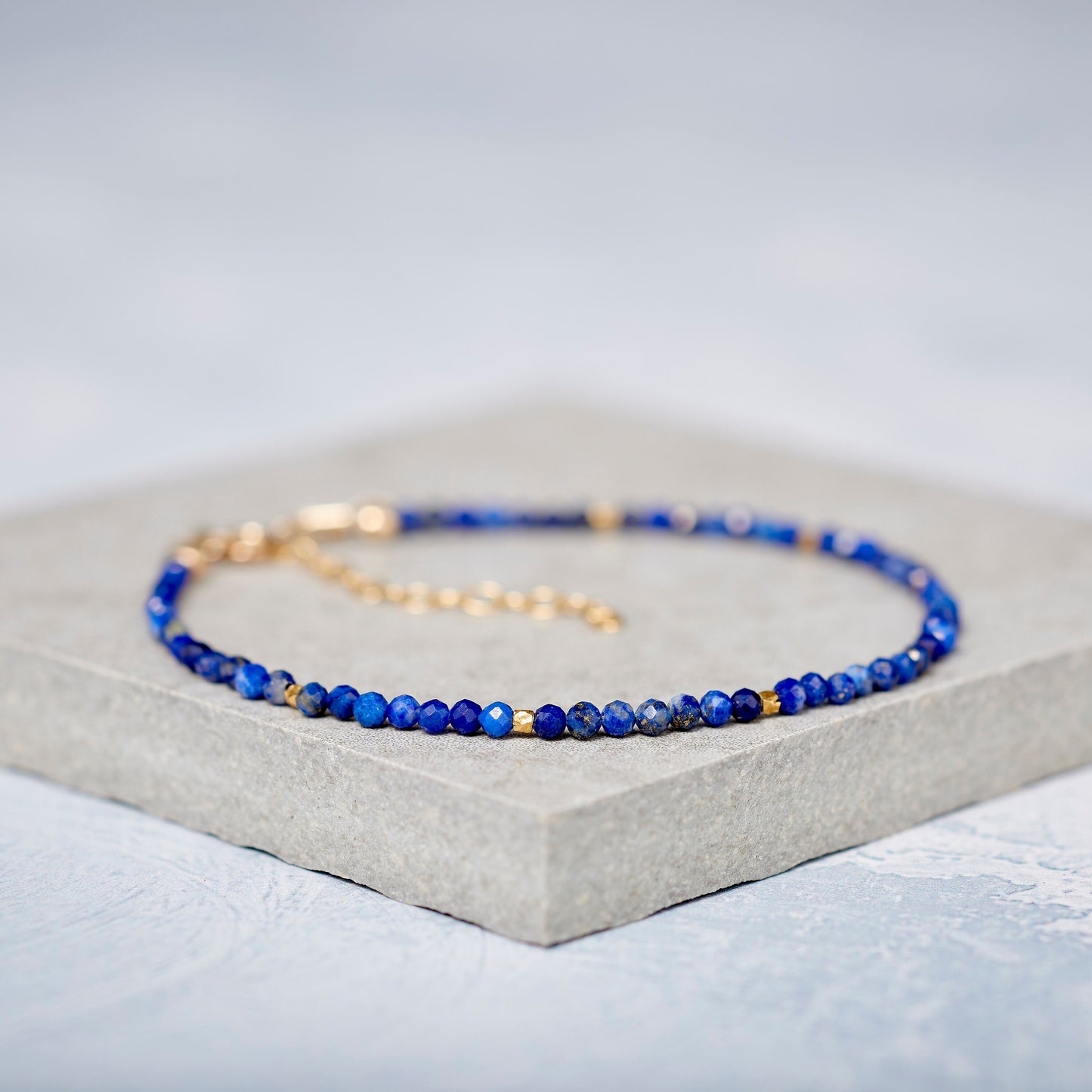 Lapis Lazuli Dainty Gemstone Bracelet