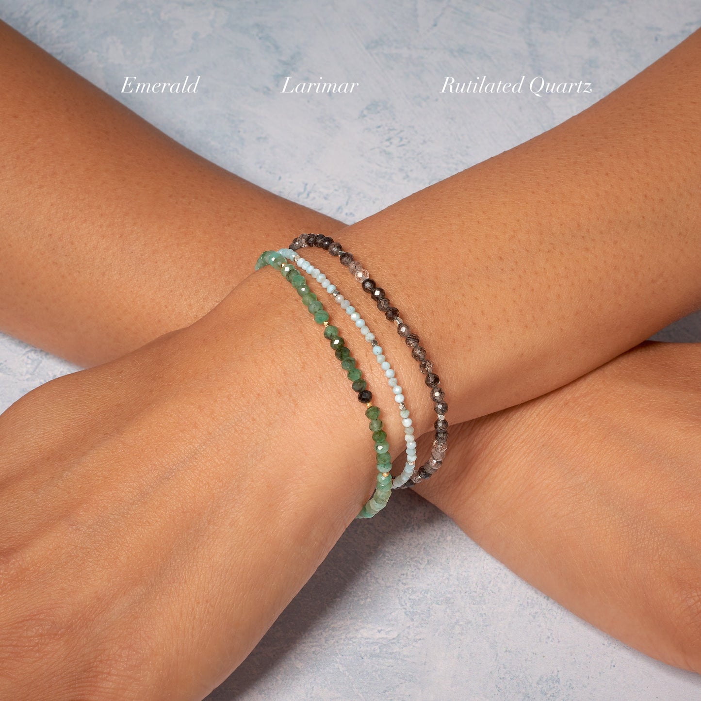 Dainty Larimar Gemstone Bracelet