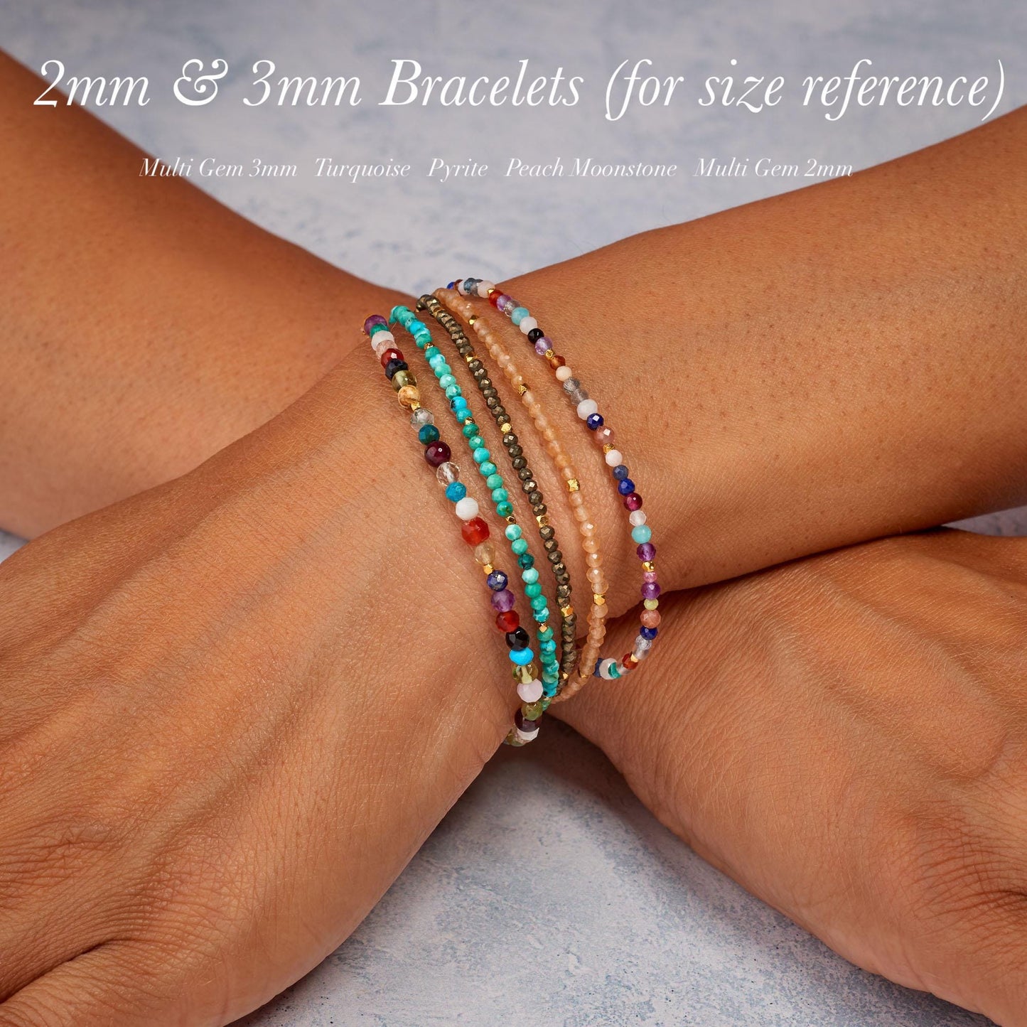 Dainty Red Garnet Gemstone Bracelet