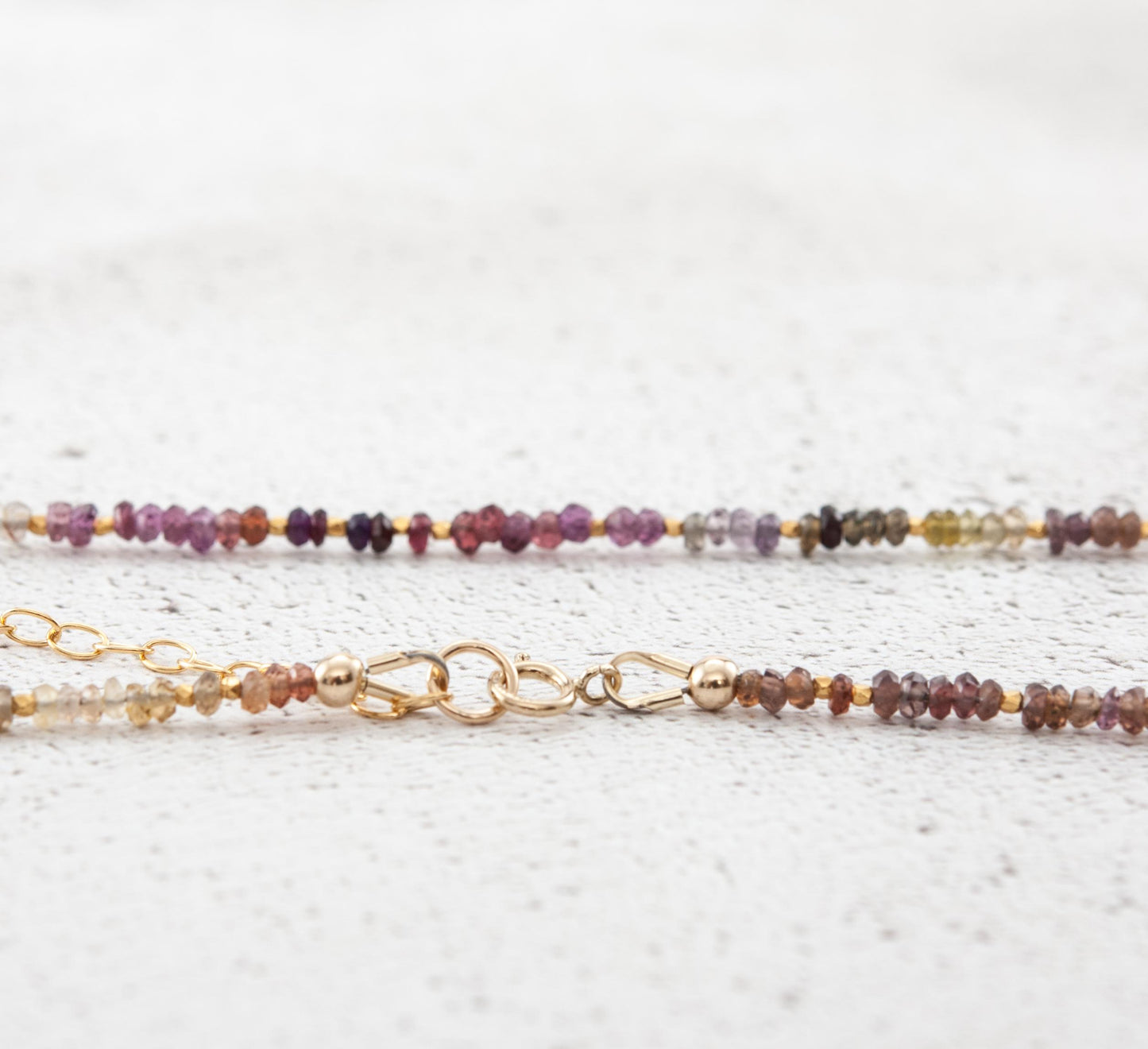 Dainty Tunduru Sapphire Gemstone Necklace