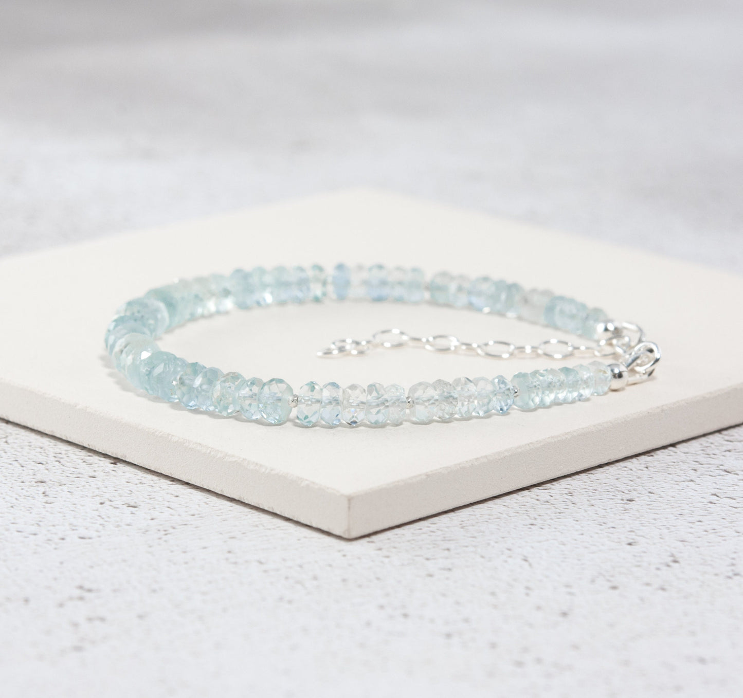 Aquamarine Gemstone Bracelet