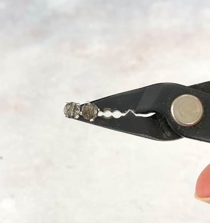 Tourmalinated Quartz Gemstone Stud Earrings