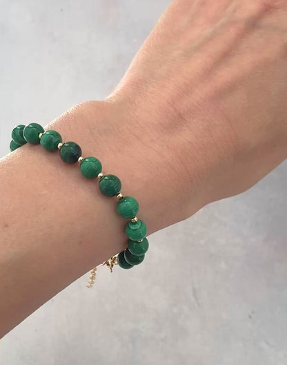 Malachite Gemstone Bracelet