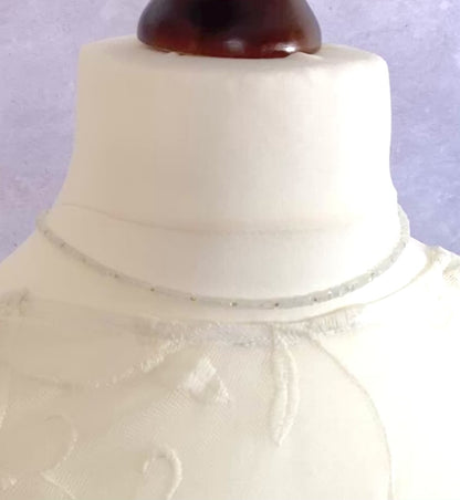 Dainty Rainbow Moonstone Necklace (AAA Grade)