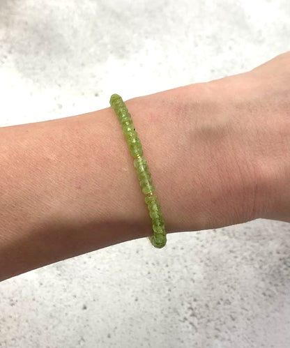 Peridot Gemstone Bracelet