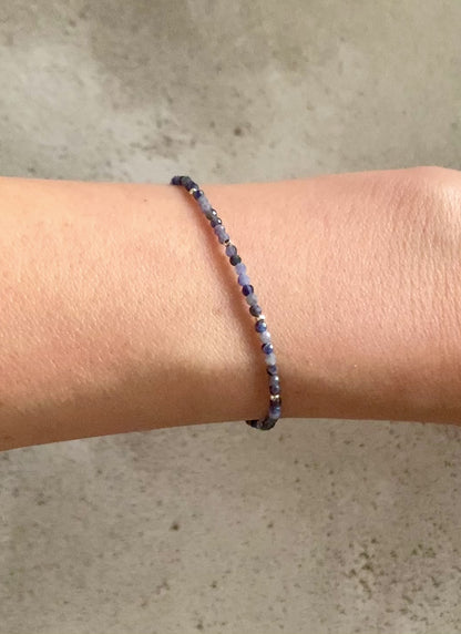 Sodalite Dainty Gemstone Bracelet