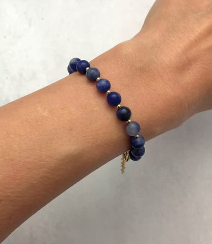 Sodalite Gemstone Bracelet (Grade A)