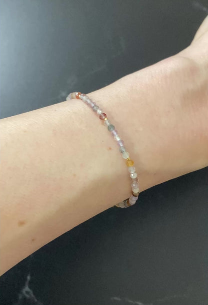 Dainty Auralite 23 Gemstone Bracelet