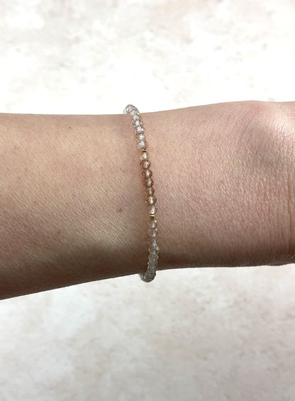 Dainty Imperial Topaz Bracelet (2mm)