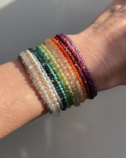 Dainty Birthstone Bracelet - Choose Your Birthstone